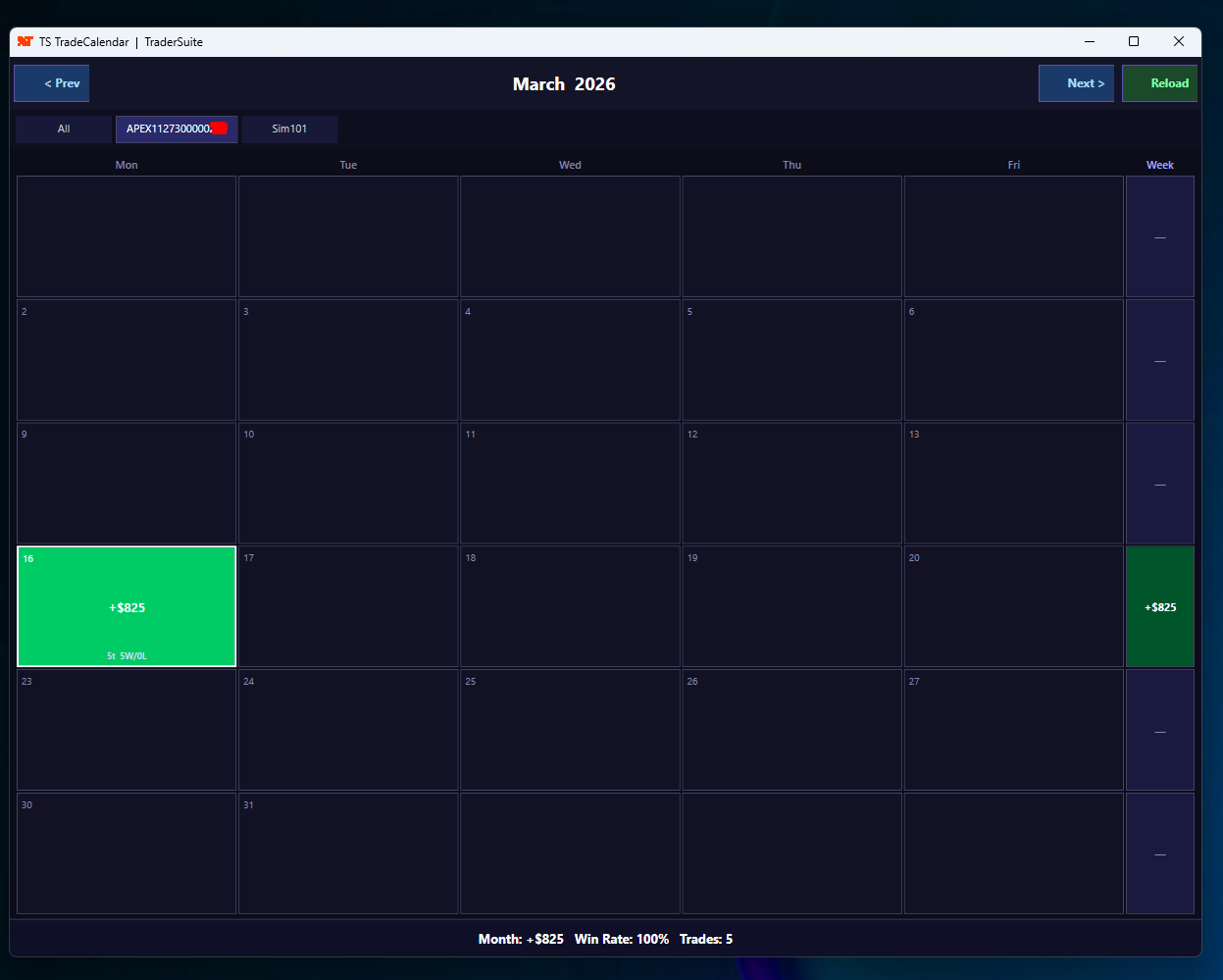 Trade Calendar