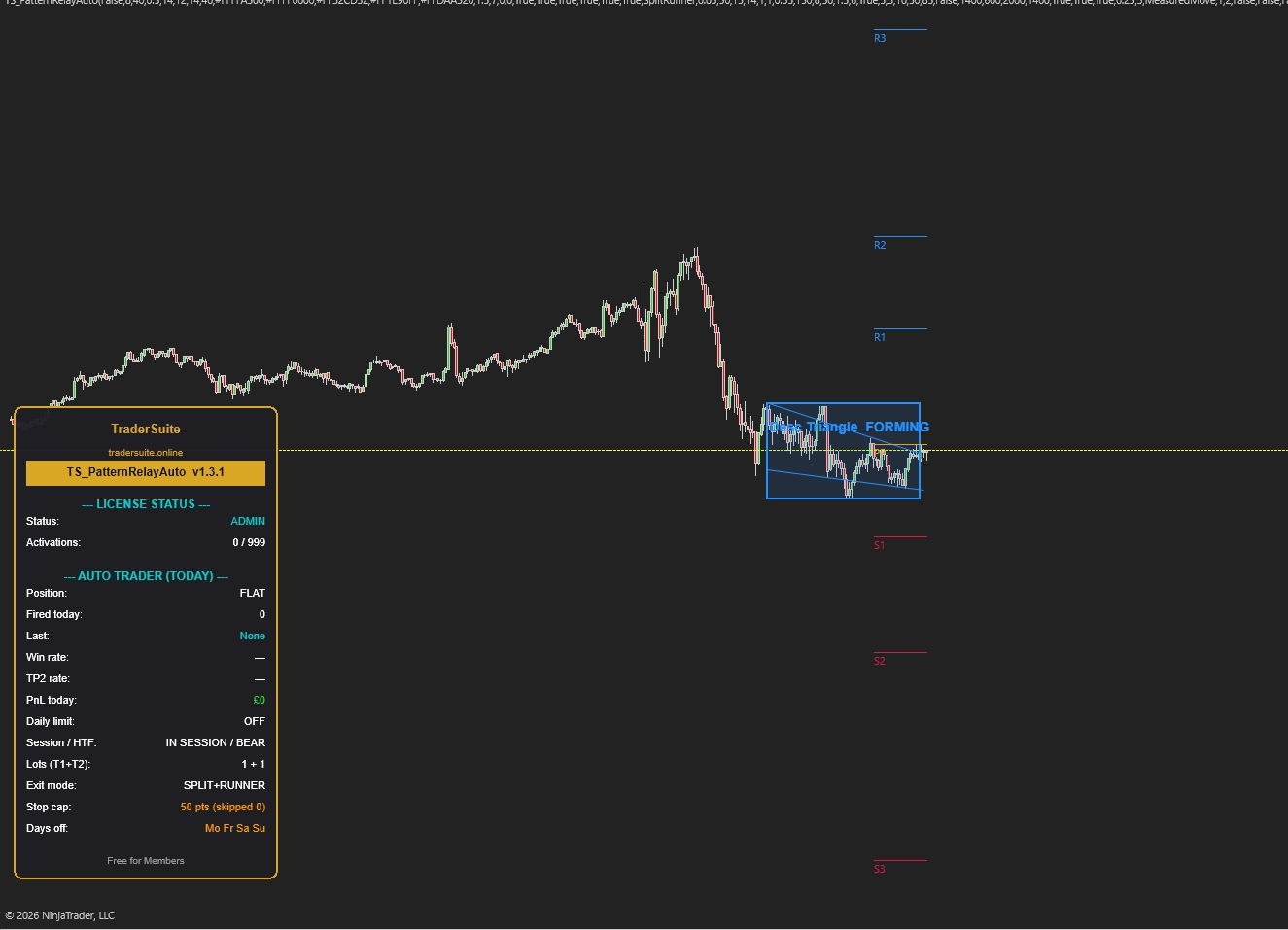 TS Pattern Relay Auto Trader